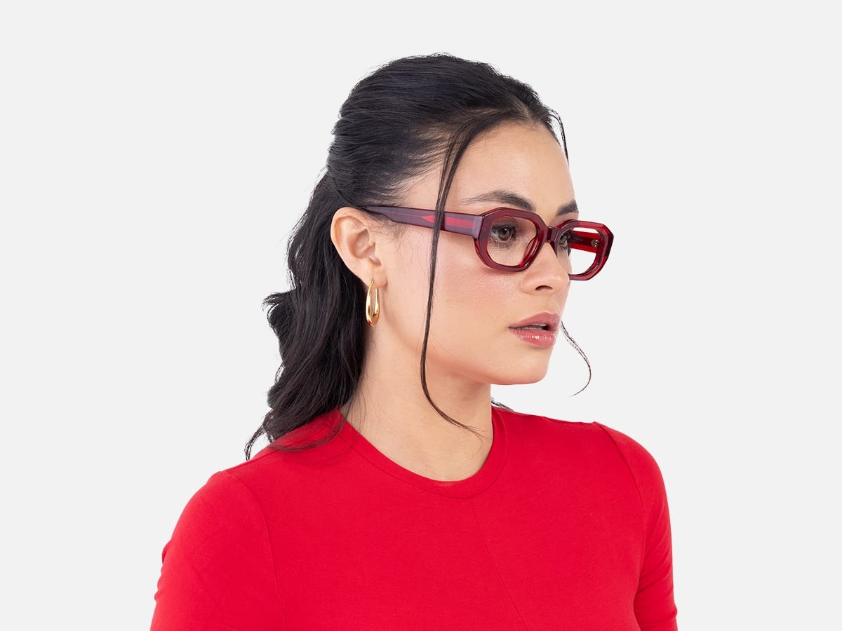 Cherry Red Glasses-52