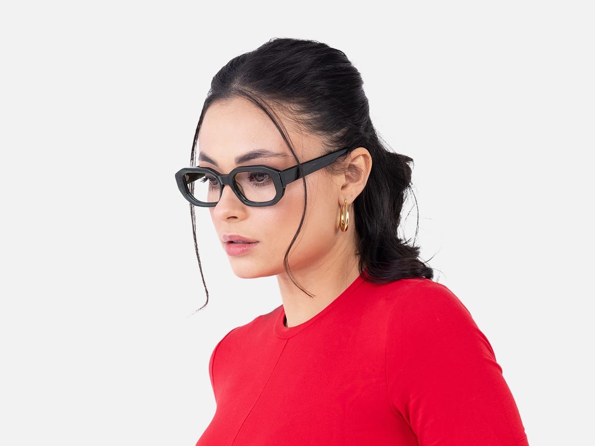 Olive Green Glasses-53