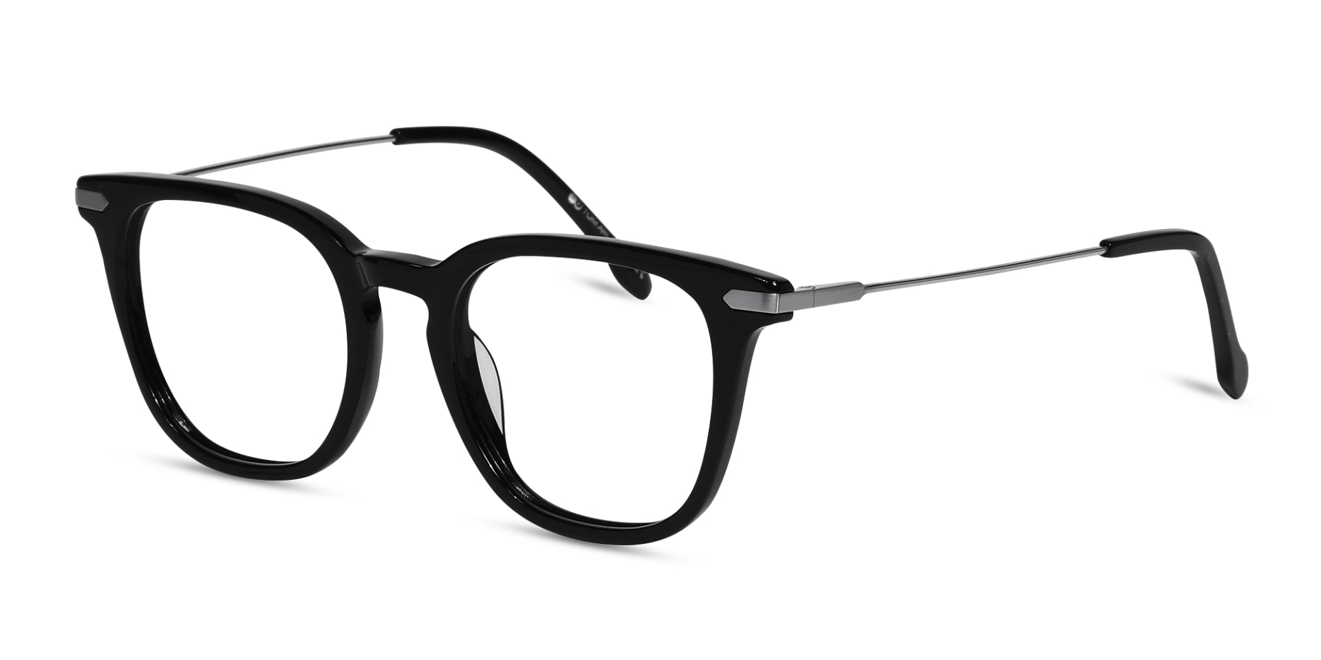 Square Black Frame Glasses 3