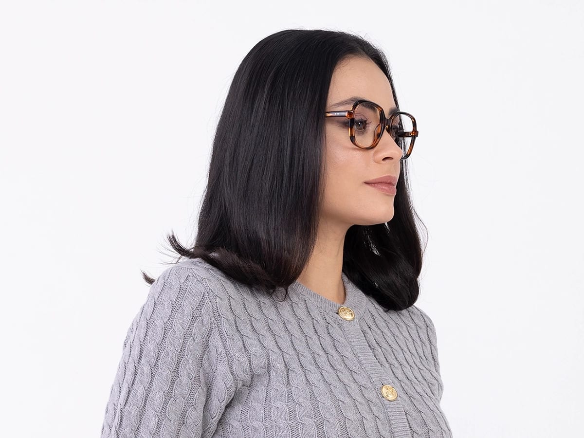 Brown Glasses For Women 52