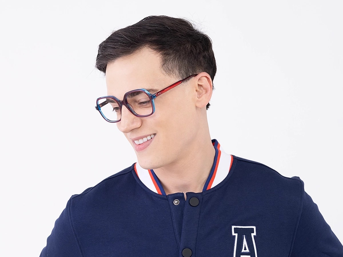 Pink And Blue Glasses 43