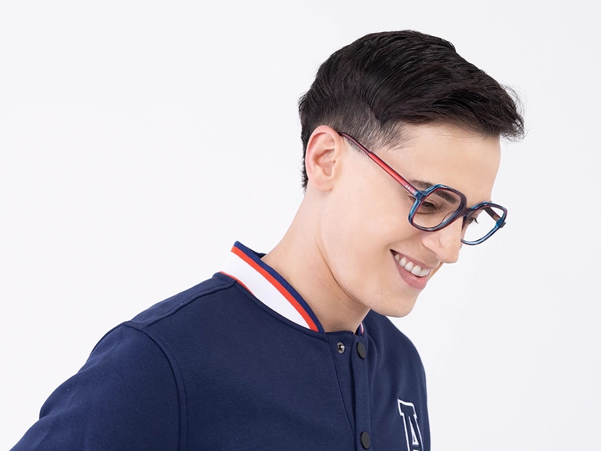 Pink And Blue Glasses 42