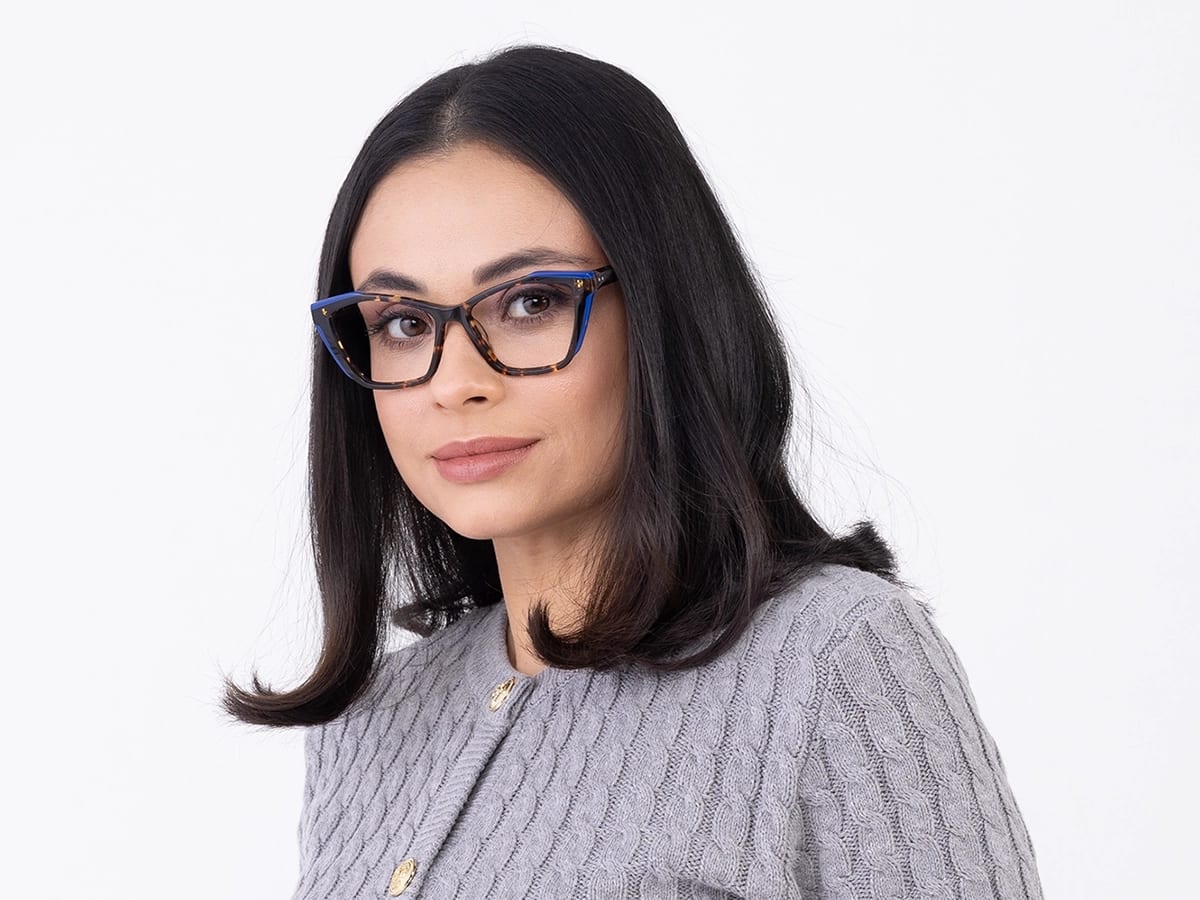 Havana Tortoise Cat Eye Glasses 53