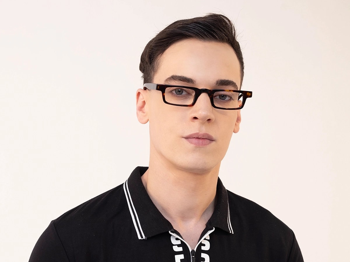 Havana Tortoise Eyeglasses With Spring Hinges 41