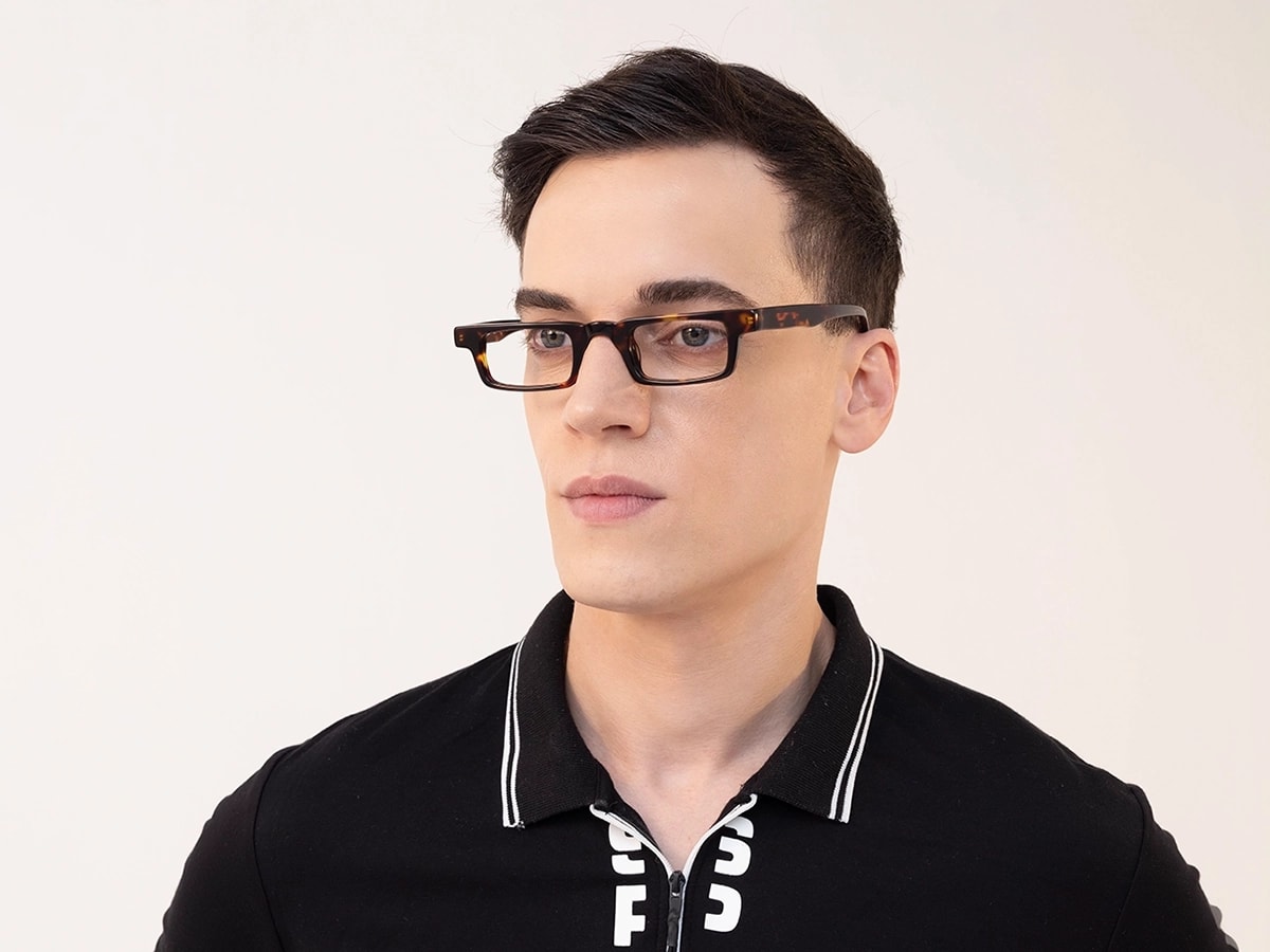 Havana Tortoise Eyeglasses With Spring Hinges 43