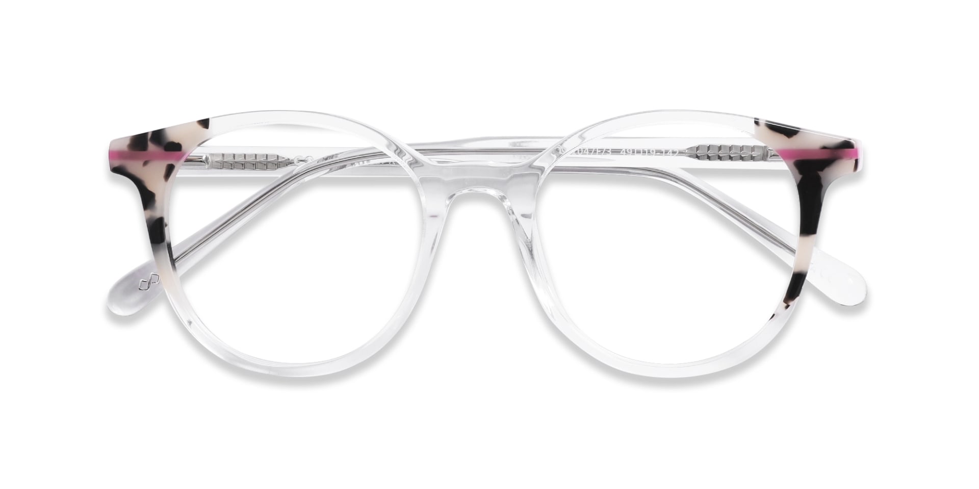 Round Glasses Clear Frame 6