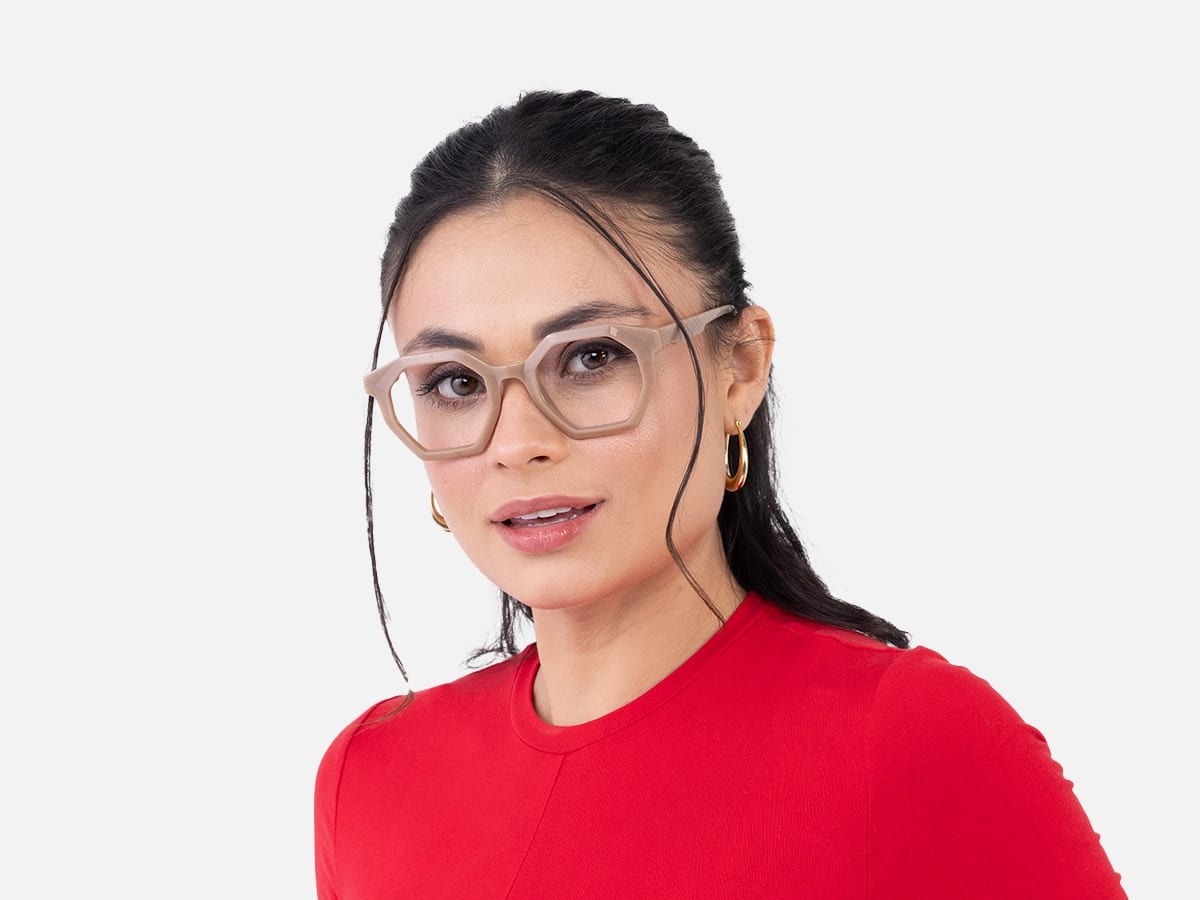 Beige Taupe Glasses 53