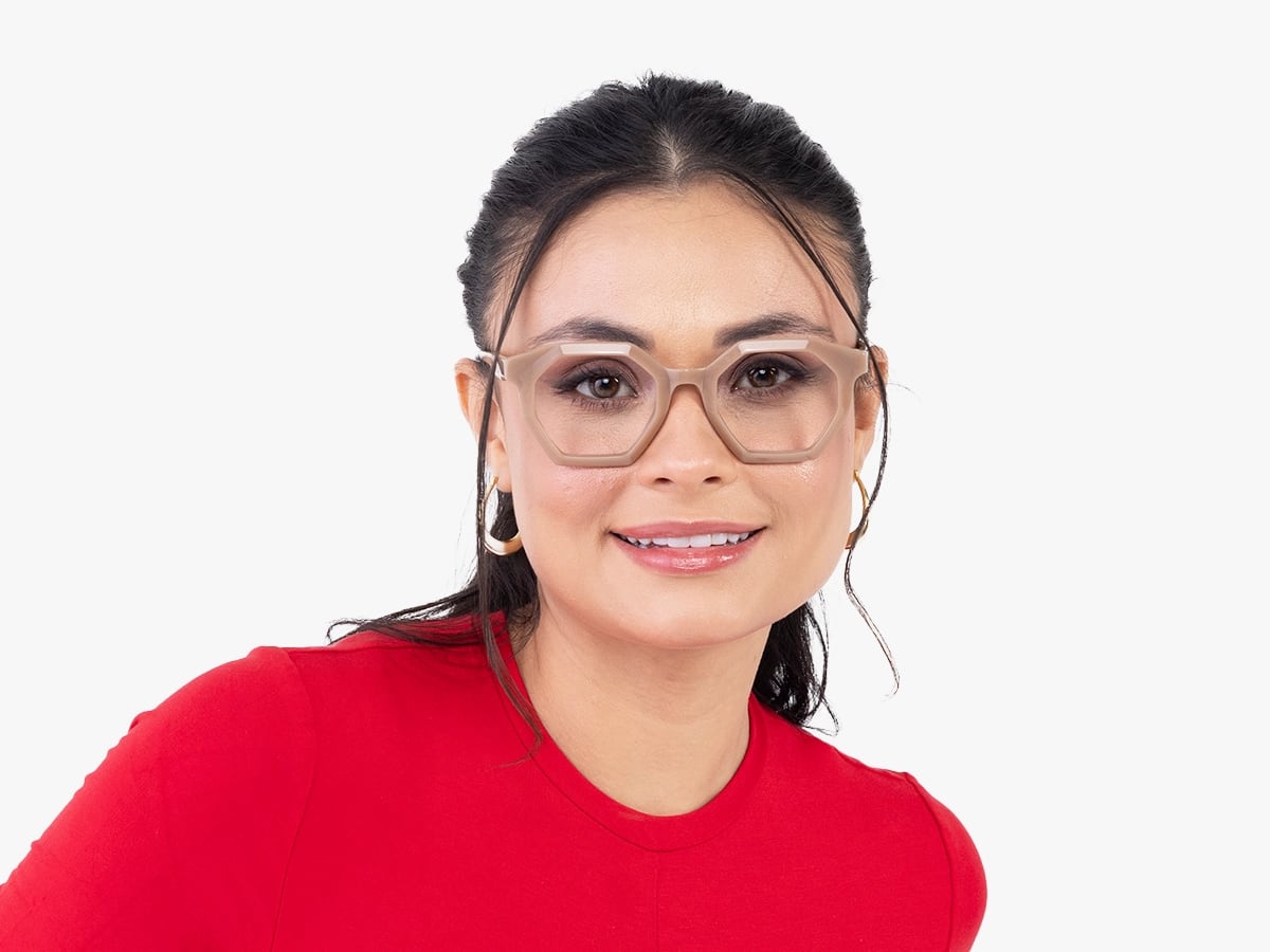 Beige Taupe Glasses 51