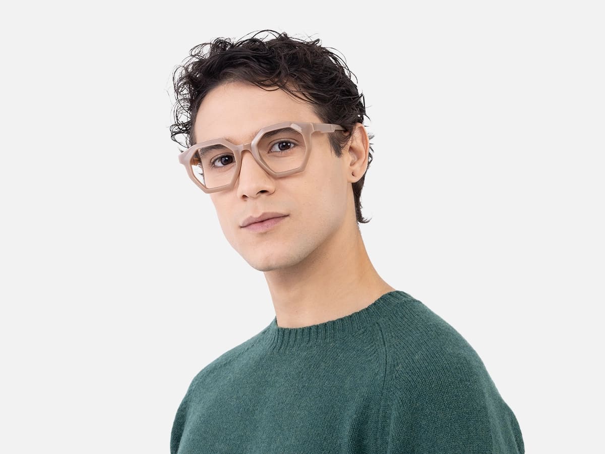 Beige Taupe Glasses 43