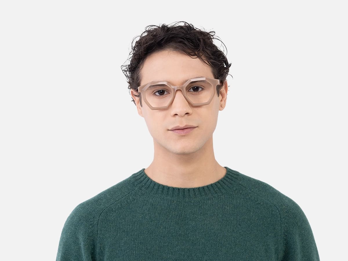 Beige Taupe Glasses 41