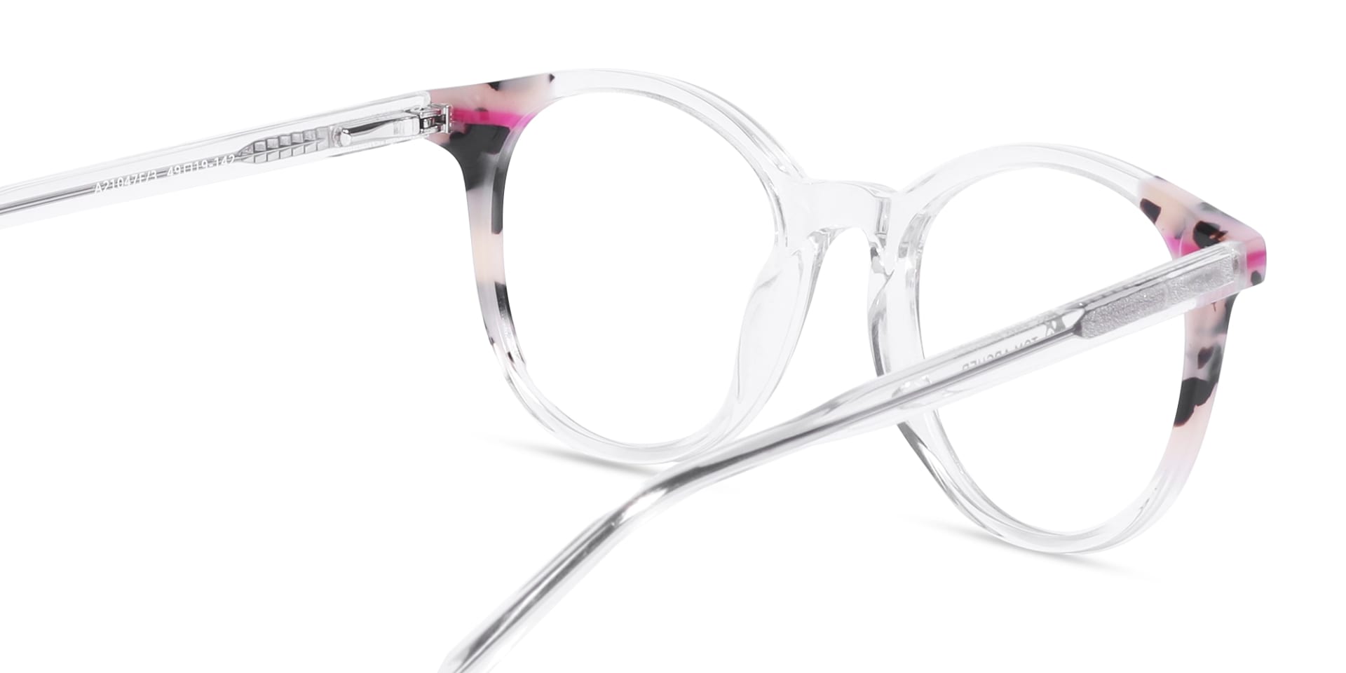 Round Glasses Clear Frame 5