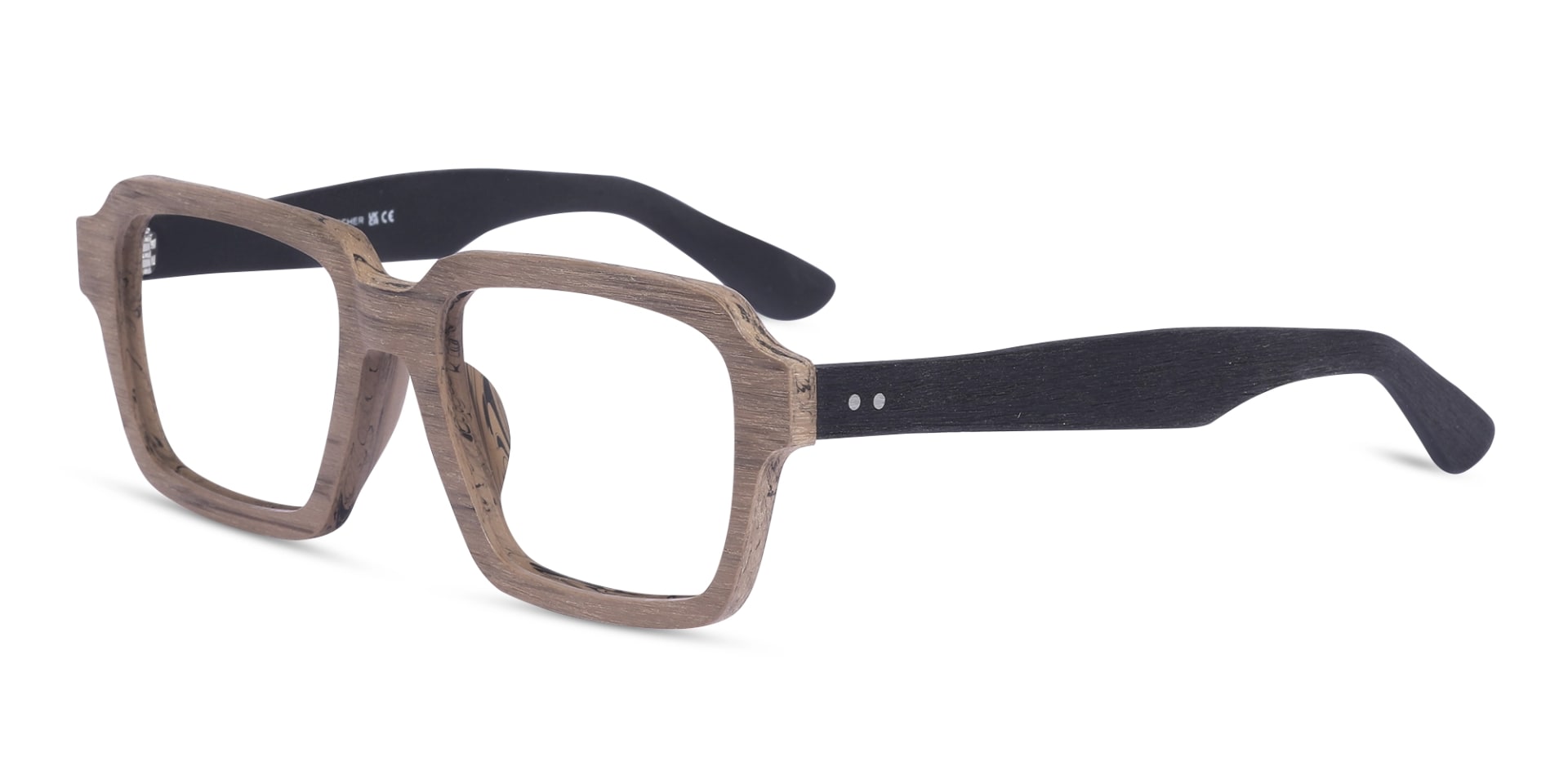 Natural Wood Frame Glasses Men 3