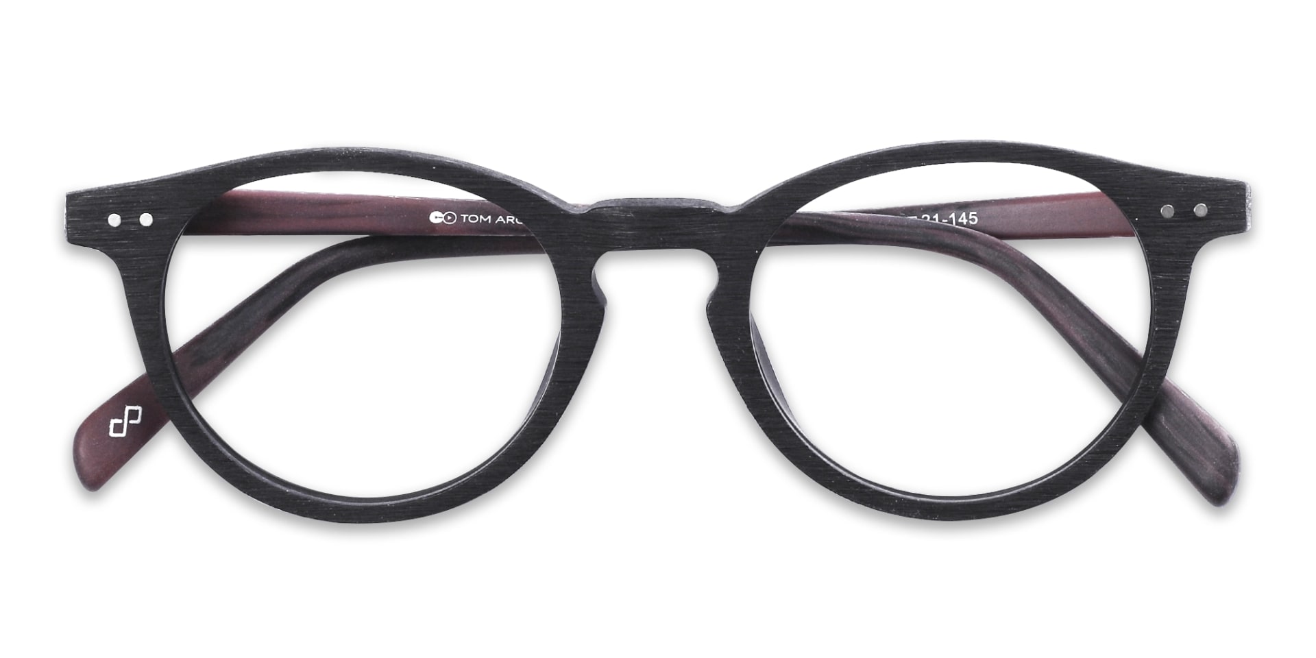 Oval Wooden Full Rim Glasses 6