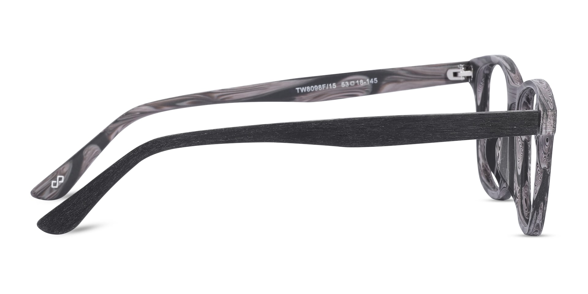 Slate Grey Pine Wooden Frame Eyeglasses 4