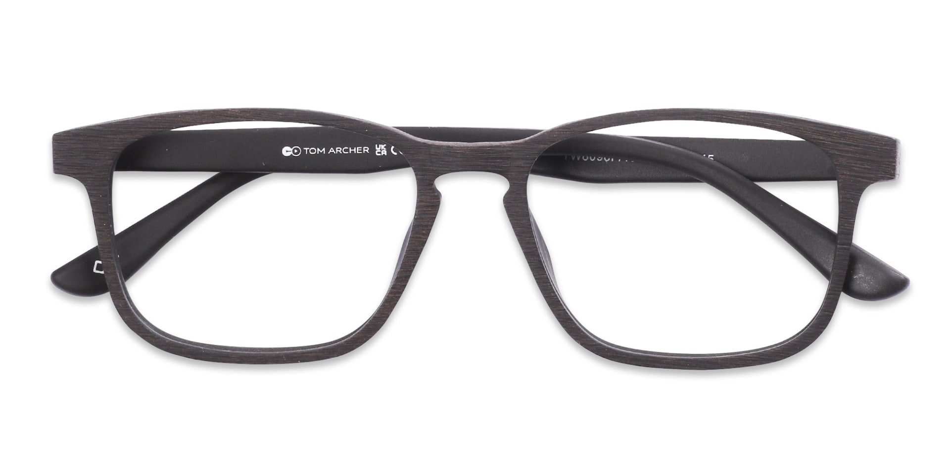 Wood Frame Square Eyeglasses 6
