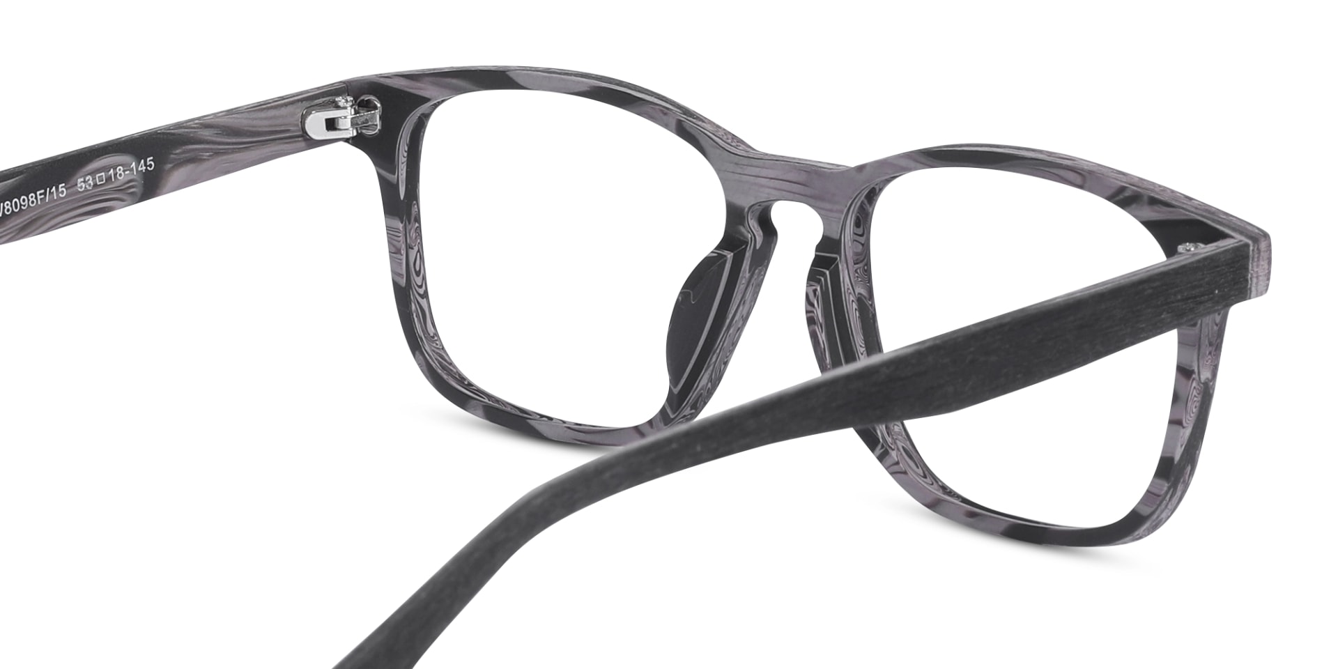 Slate Grey Pine Wooden Frame Eyeglasses 5
