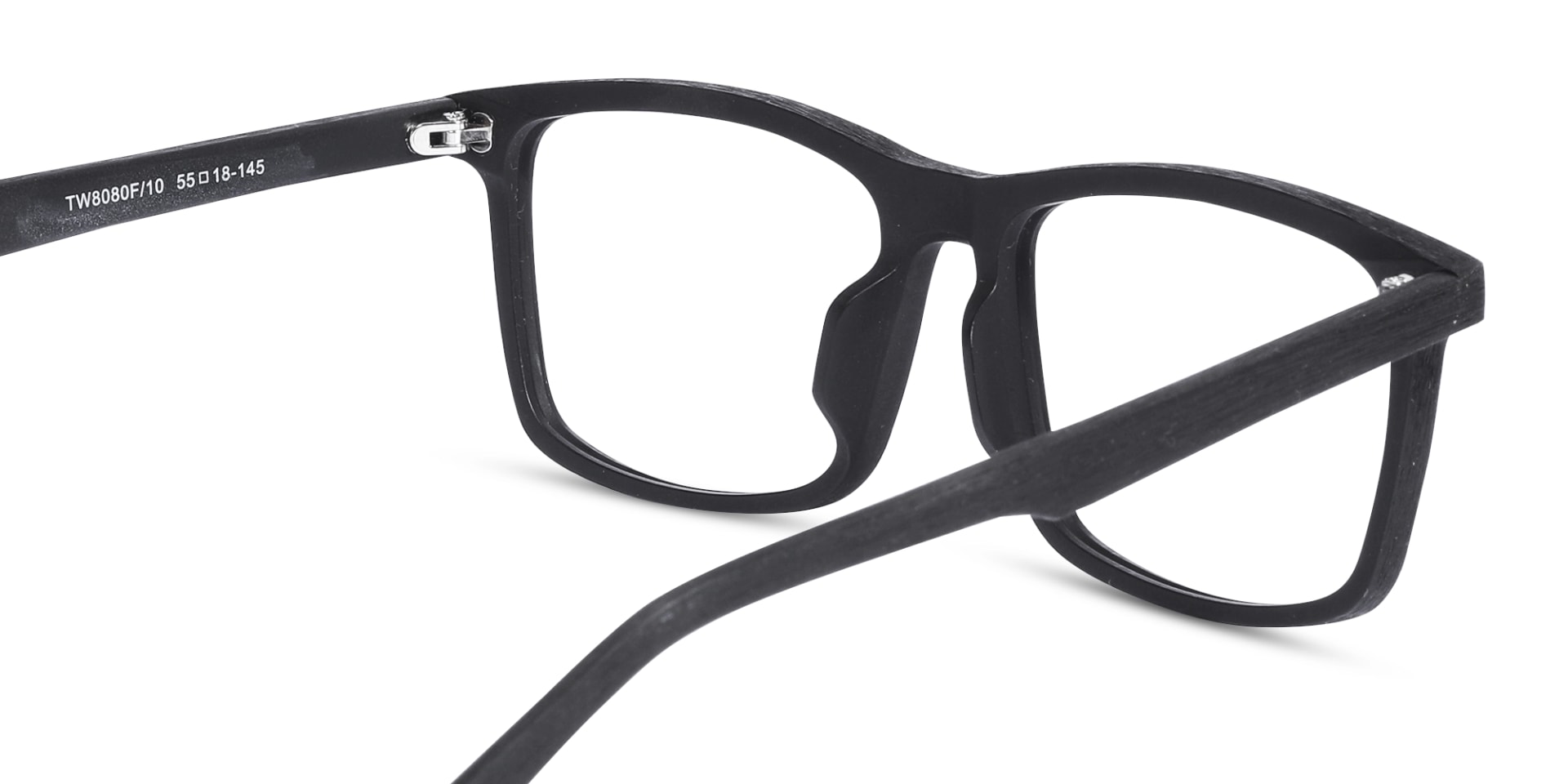 Rectangle Black Full Rim Eyeglasses 5