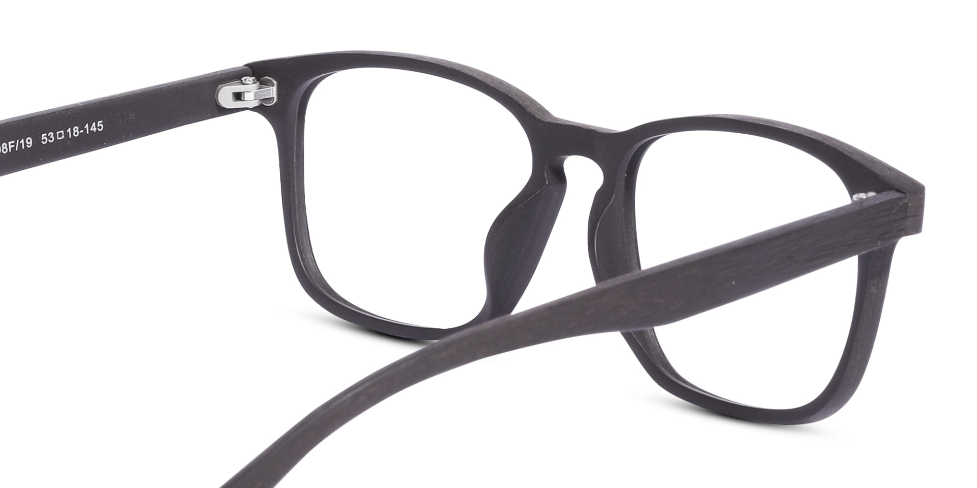 Wood Frame Square Eyeglasses 5