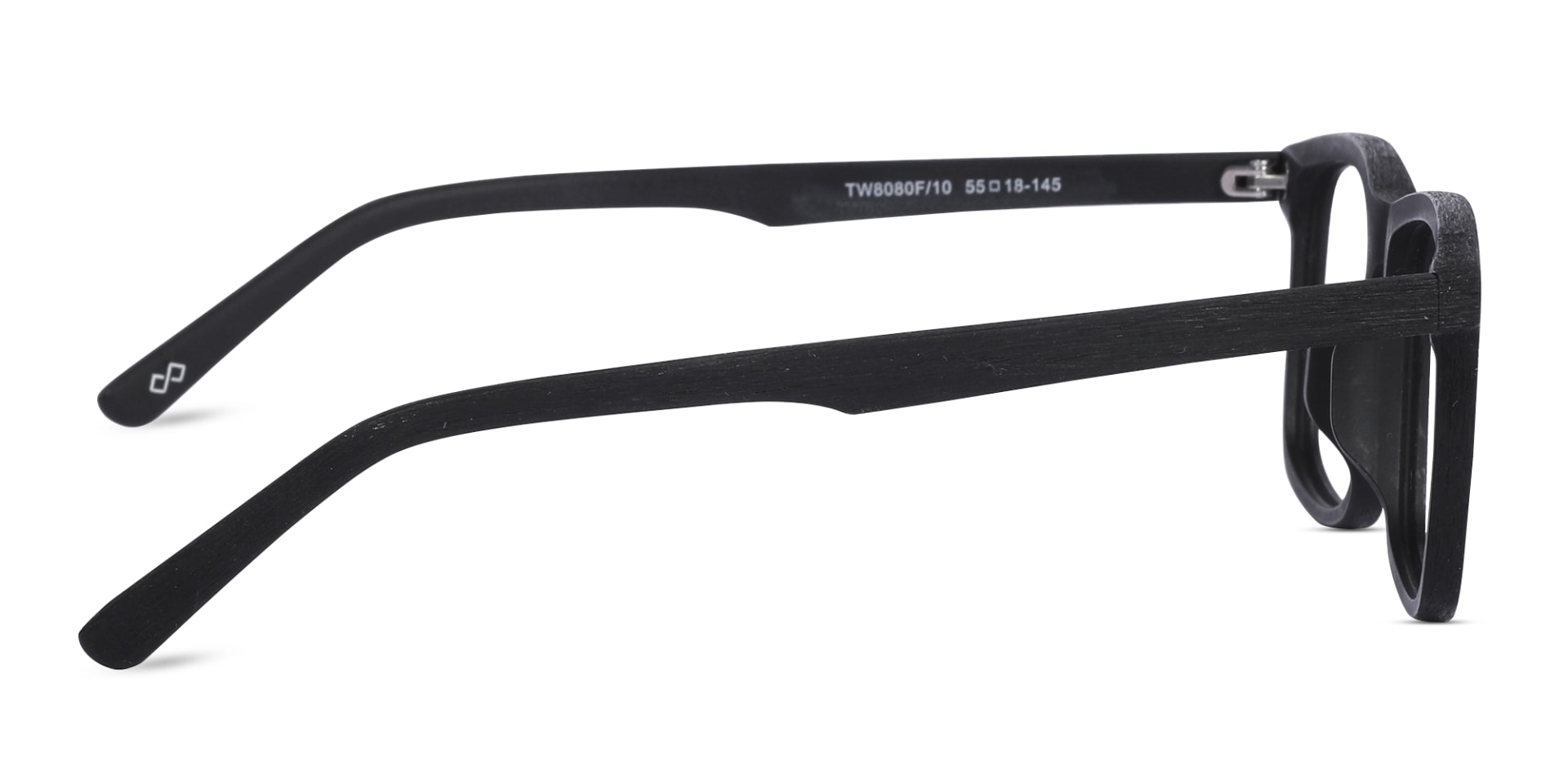 Rectangle Black Full Rim Eyeglasses 4