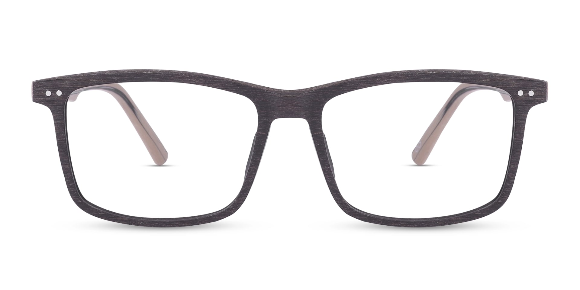 Wooden Rectangle Glasses 1