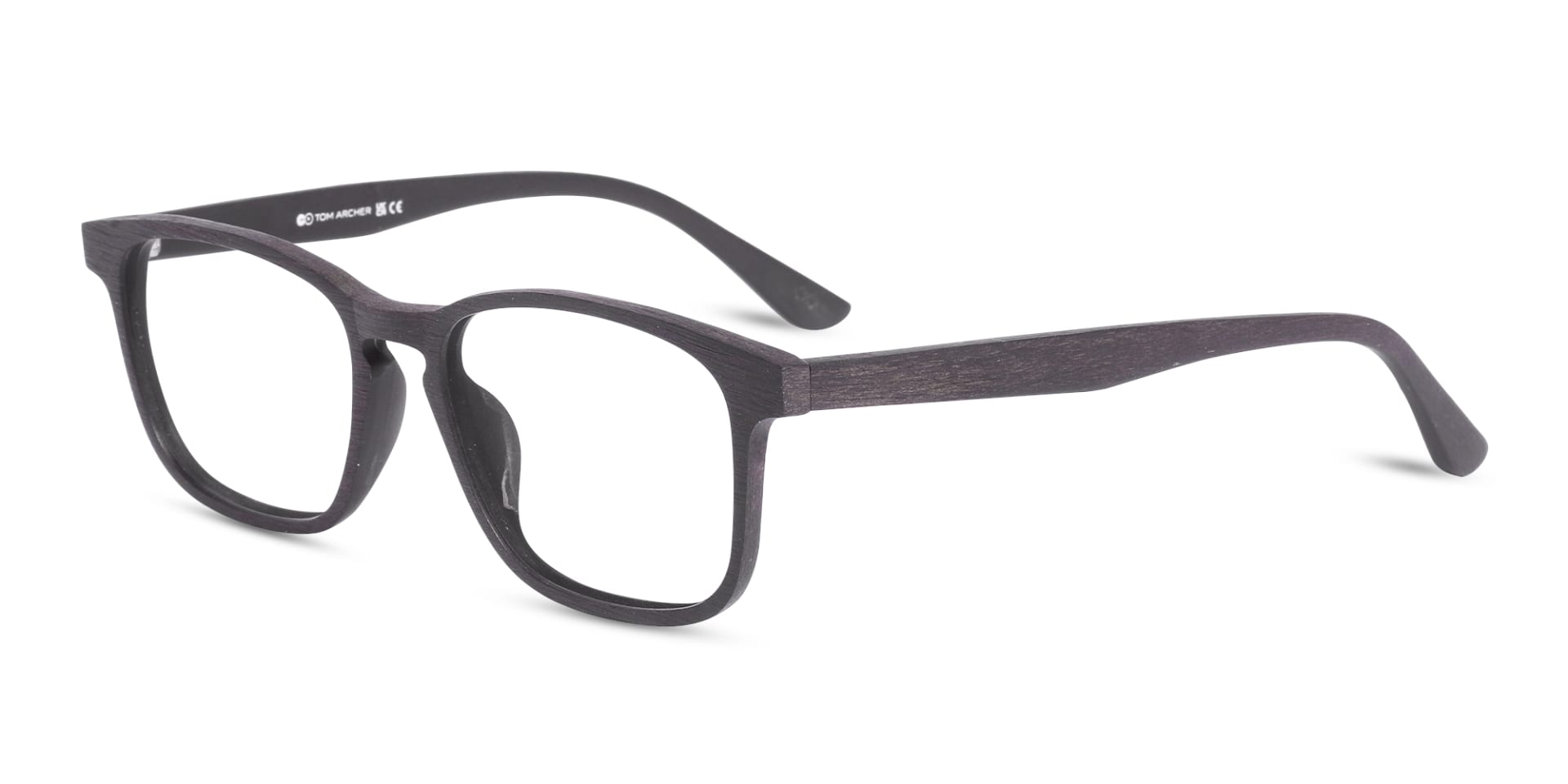 Wood Frame Square Eyeglasses 3