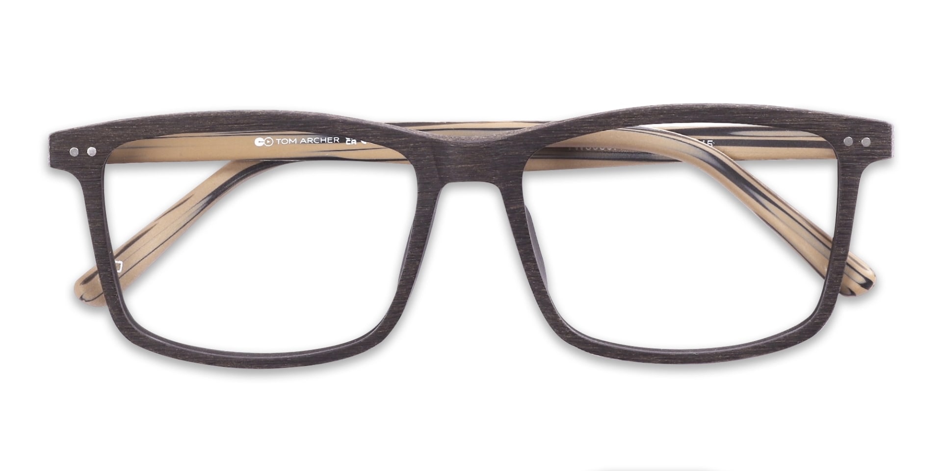 Wooden Rectangle Glasses 6