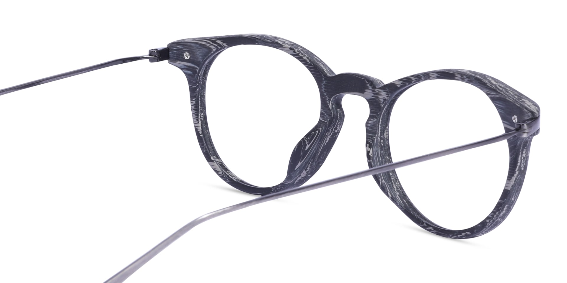 Grey Wooden Spectacle Frames 5