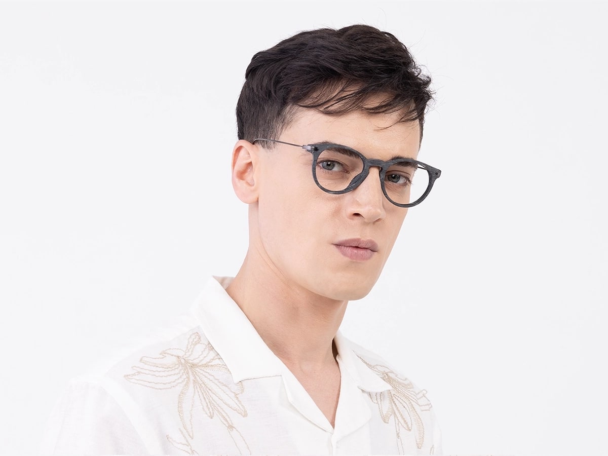 Grey Wooden Spectacle Frames 42