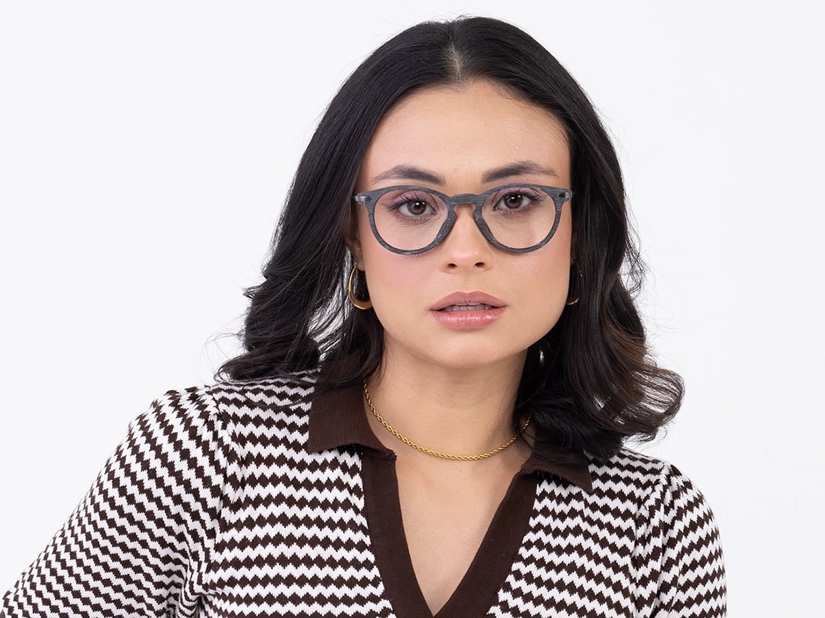 Grey Wooden Spectacle Frames 51