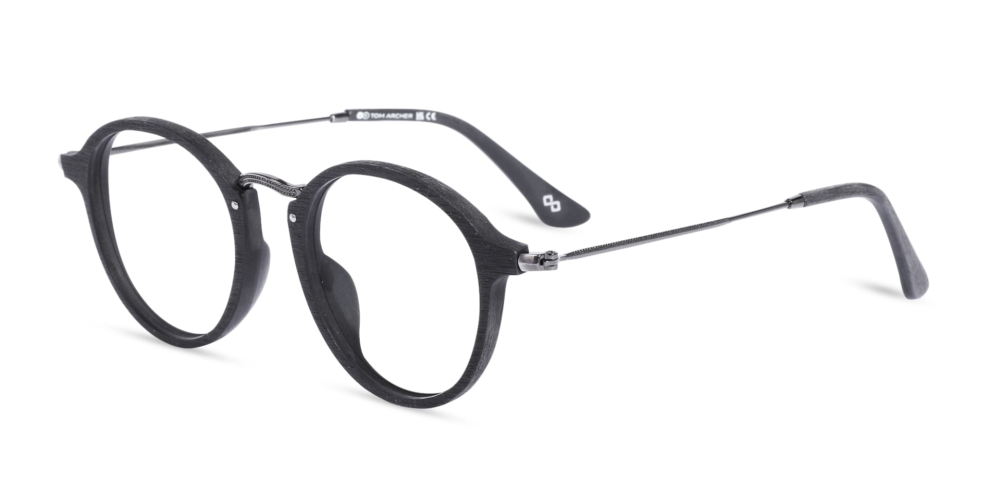 Round Wood Frame Glasses 3