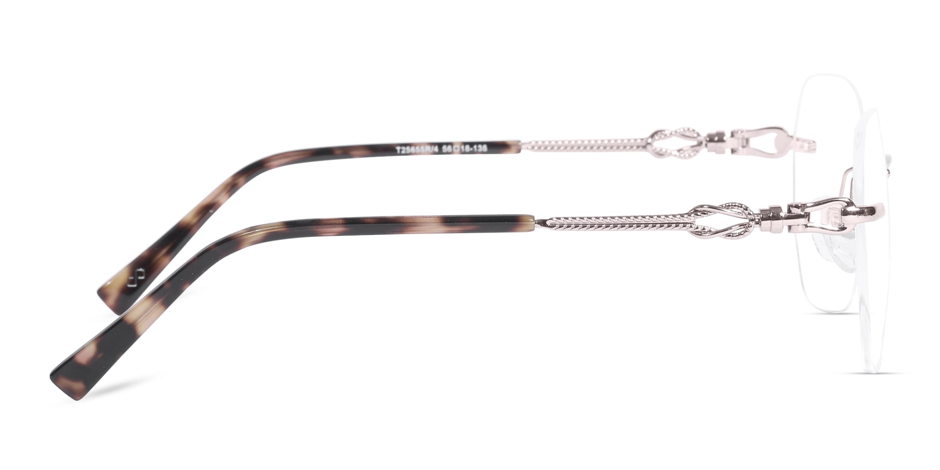 Pink And Silver Metal Glasses 4