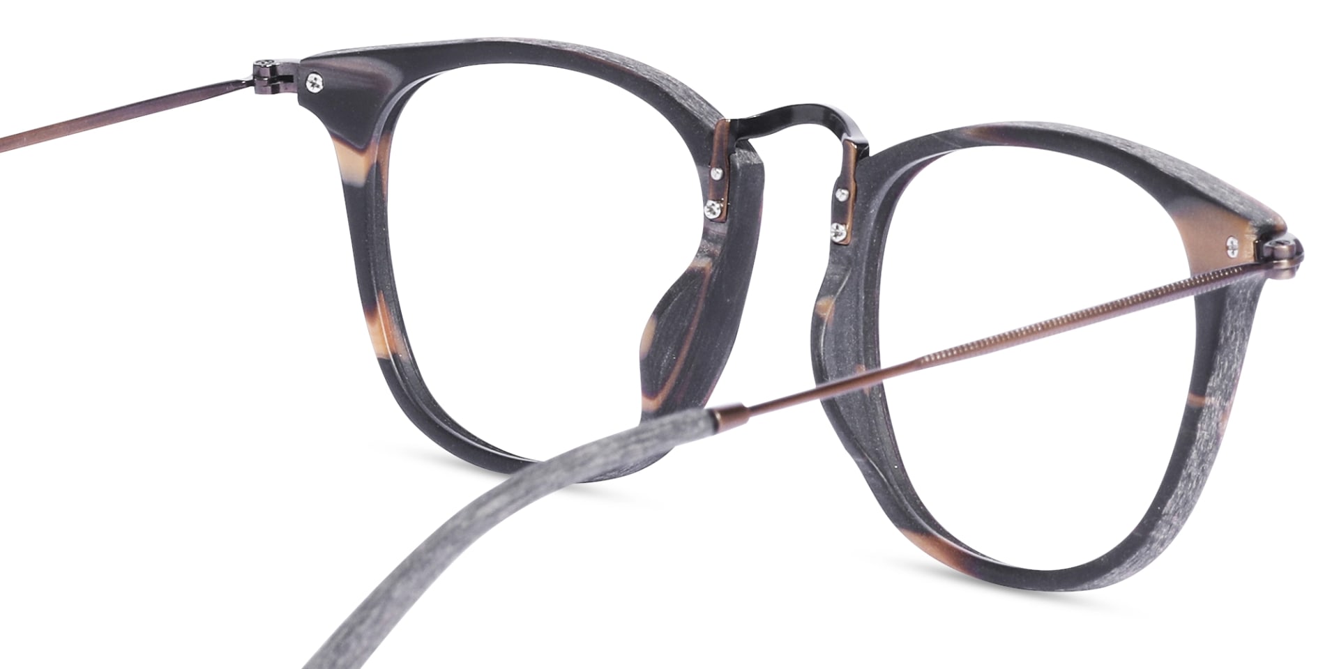 Wooden Tortoise Square Glasses 5