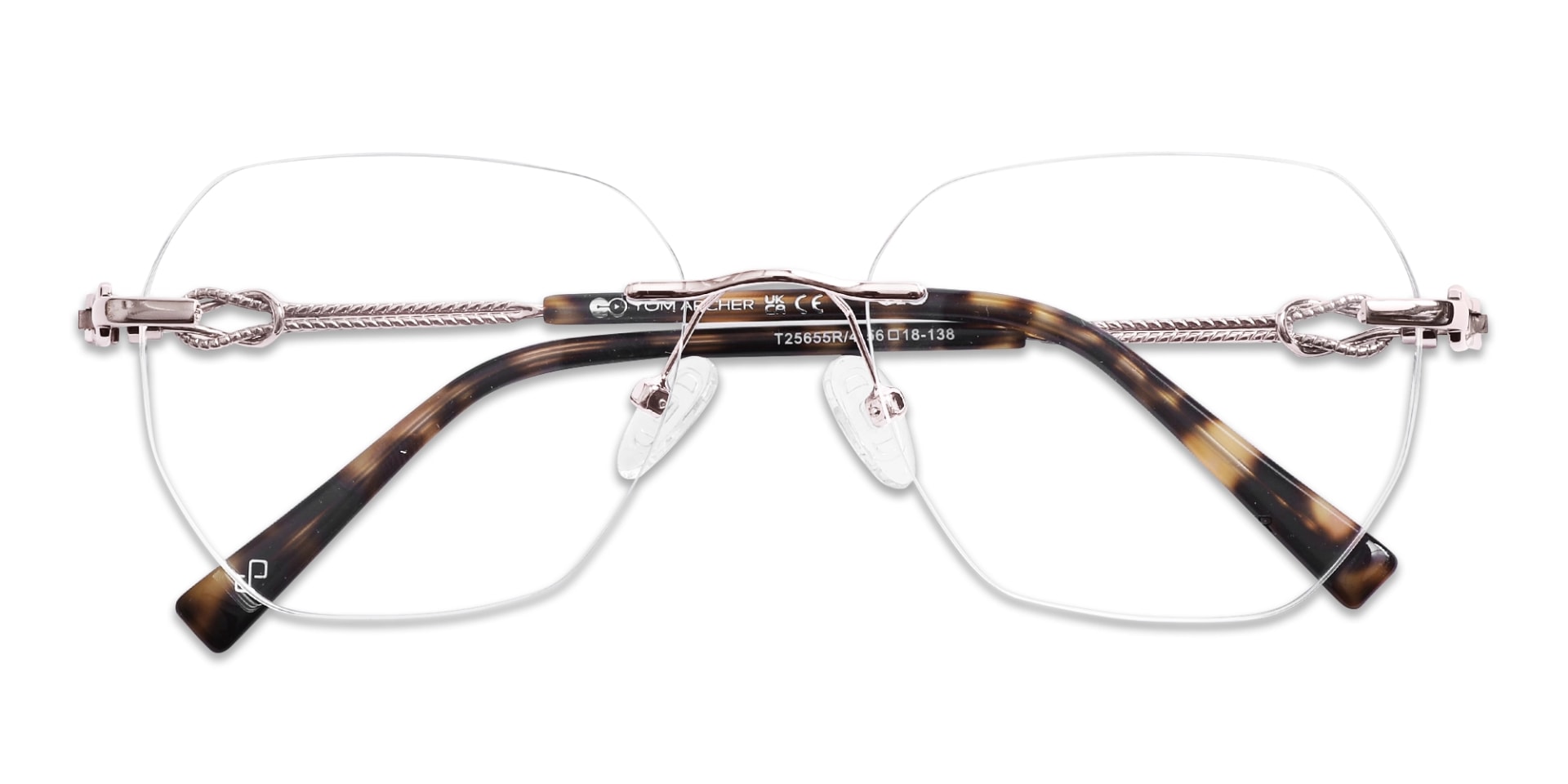 Pink And Silver Metal Glasses 6