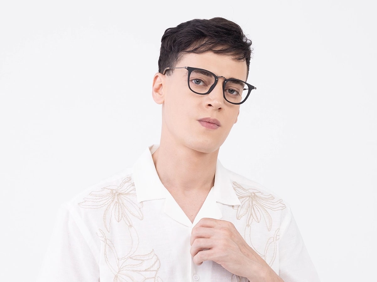 Square Wooden Prescription Glasses 42