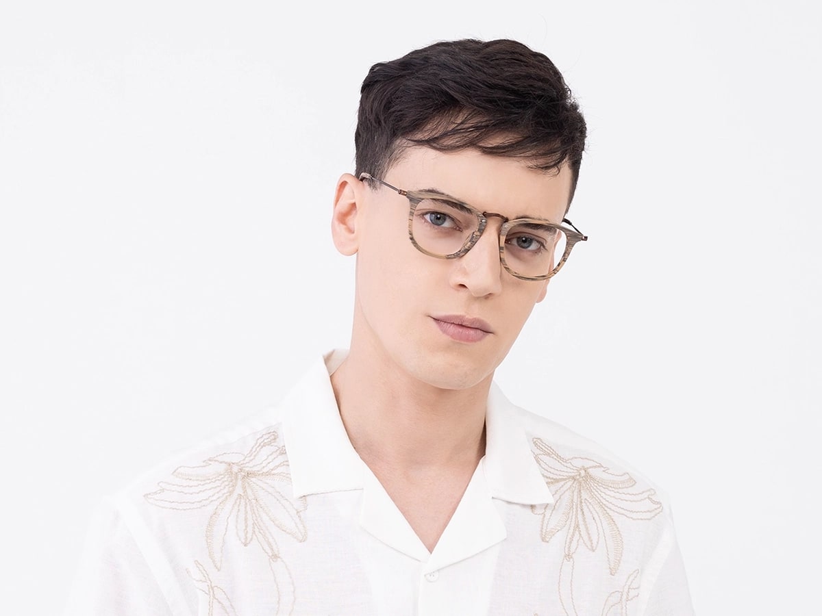 Square Wooden Reading Glasses 41