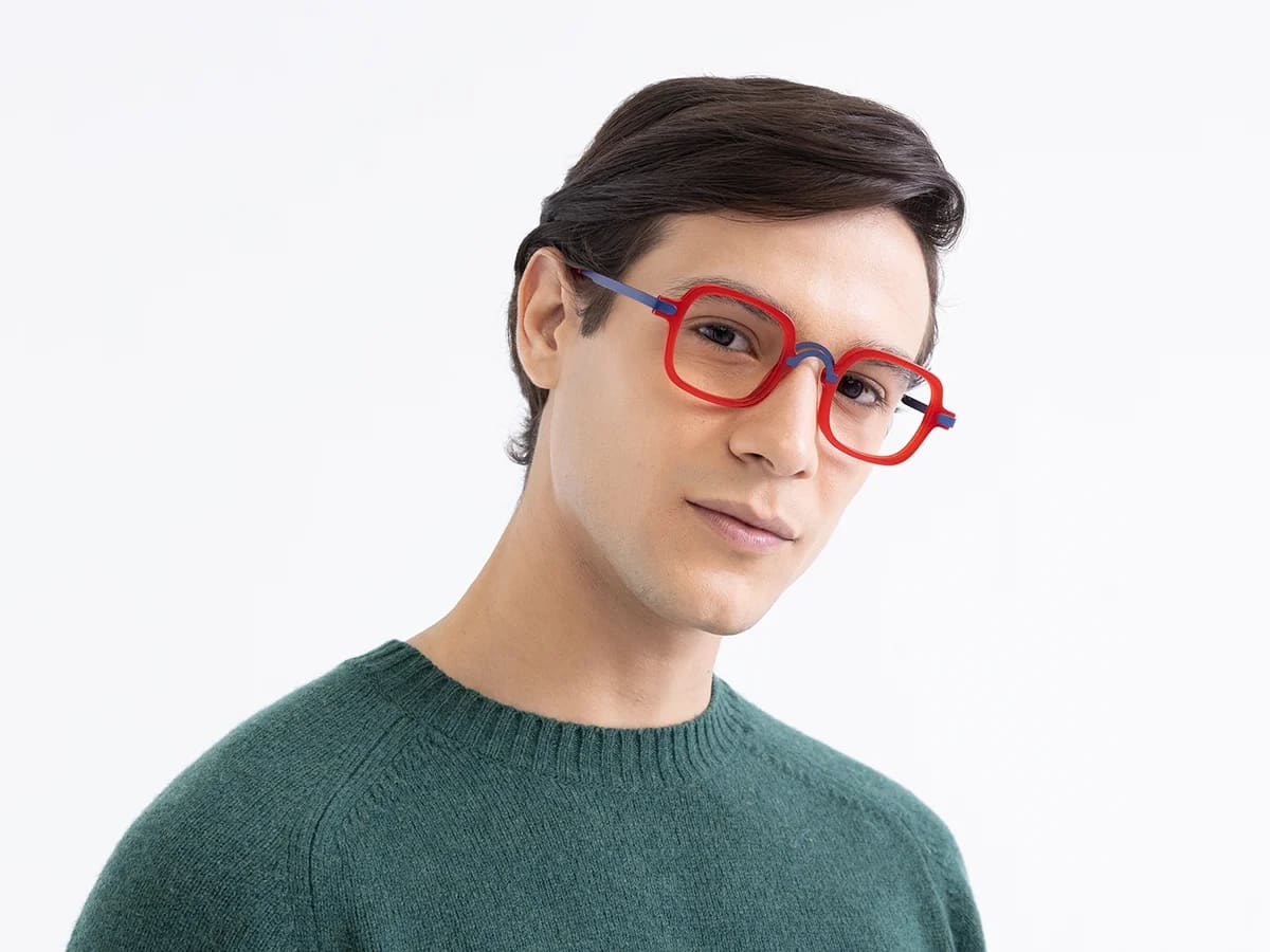 Red Square Eyeglasses 42