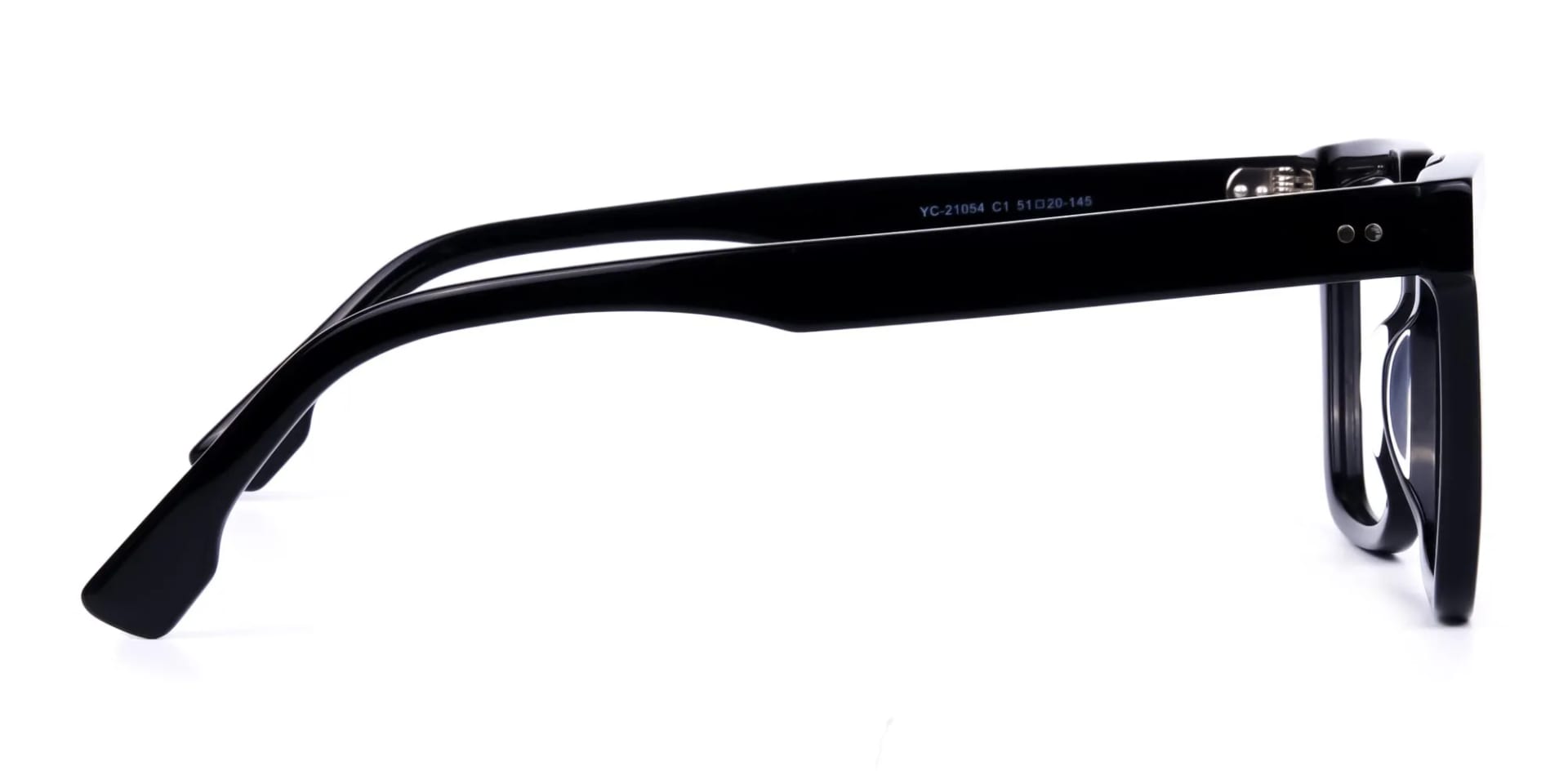 Full Rim Black Square Glasses-2