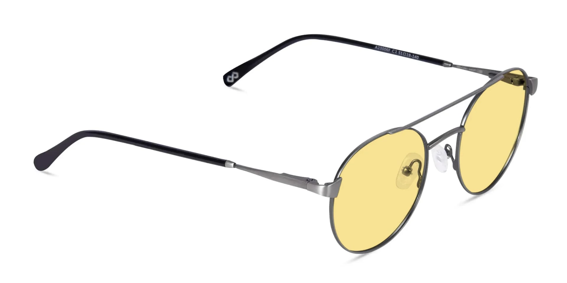 Yellow Pilot Sunglasses-2