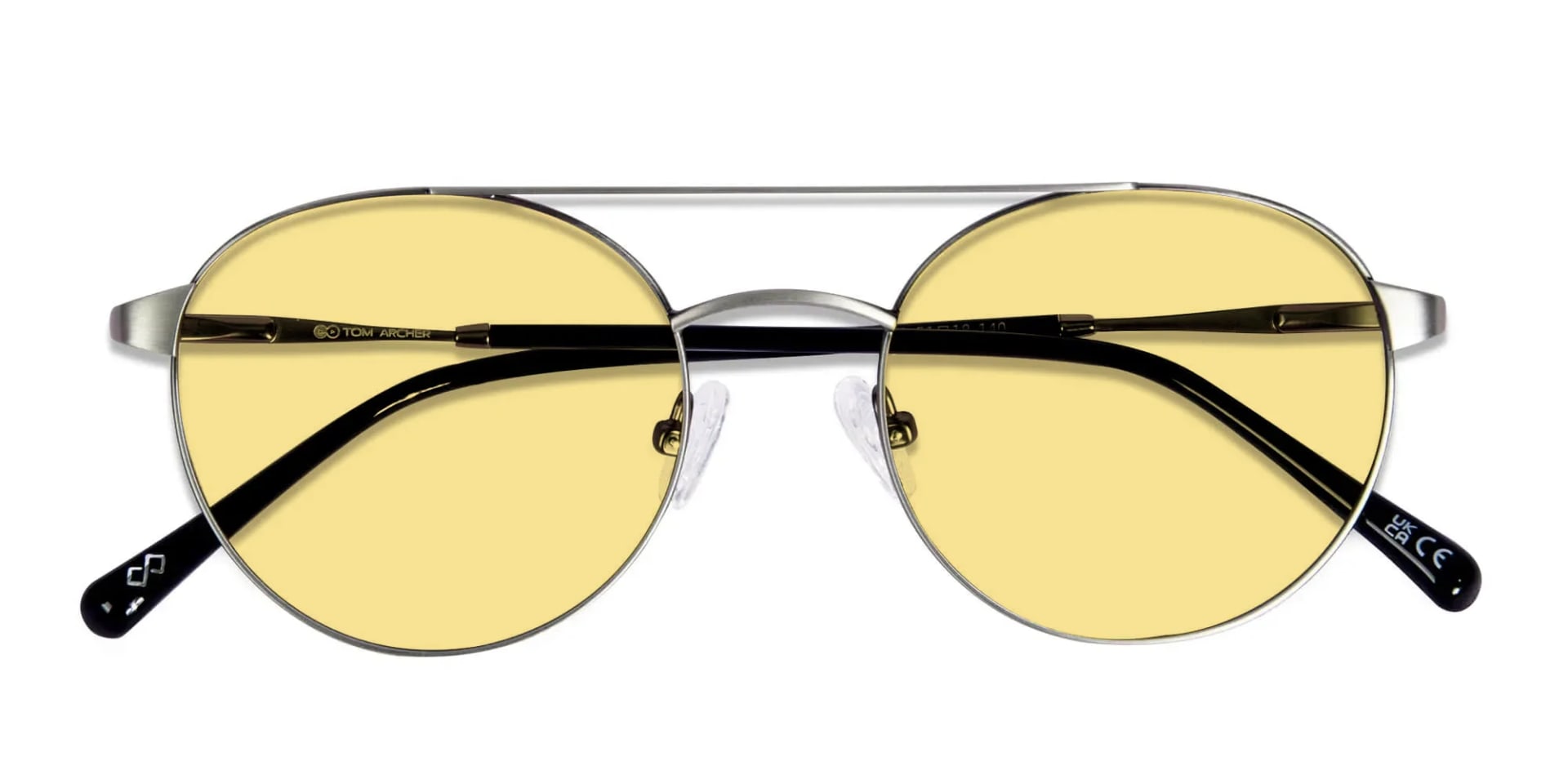 Yellow Pilot Sunglasses-4