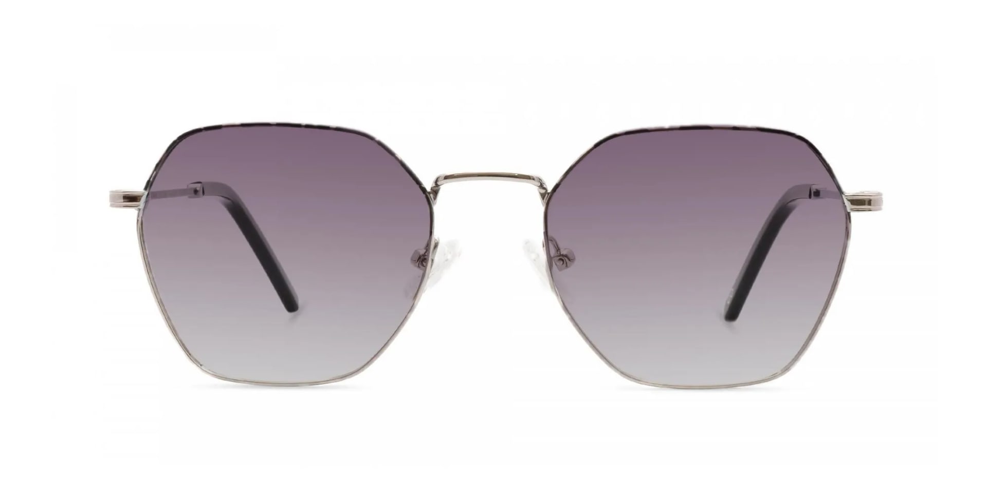 Geometric Purple Sunglasses-2