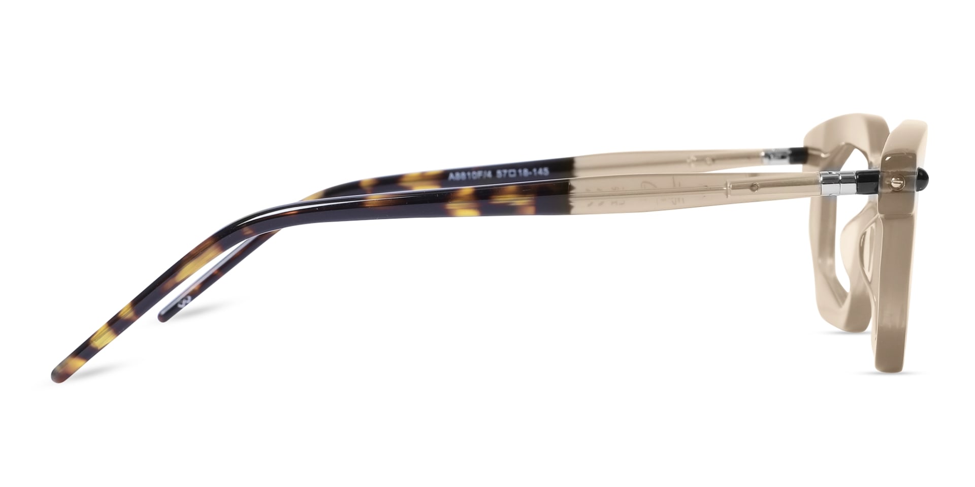 Crystal Rectangle Cat Eye Frame Eyeglasses 4
