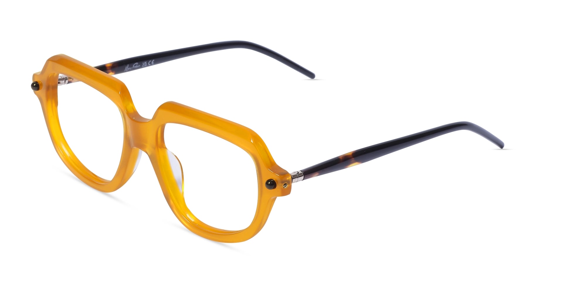 Gold Oversized Glasses 3