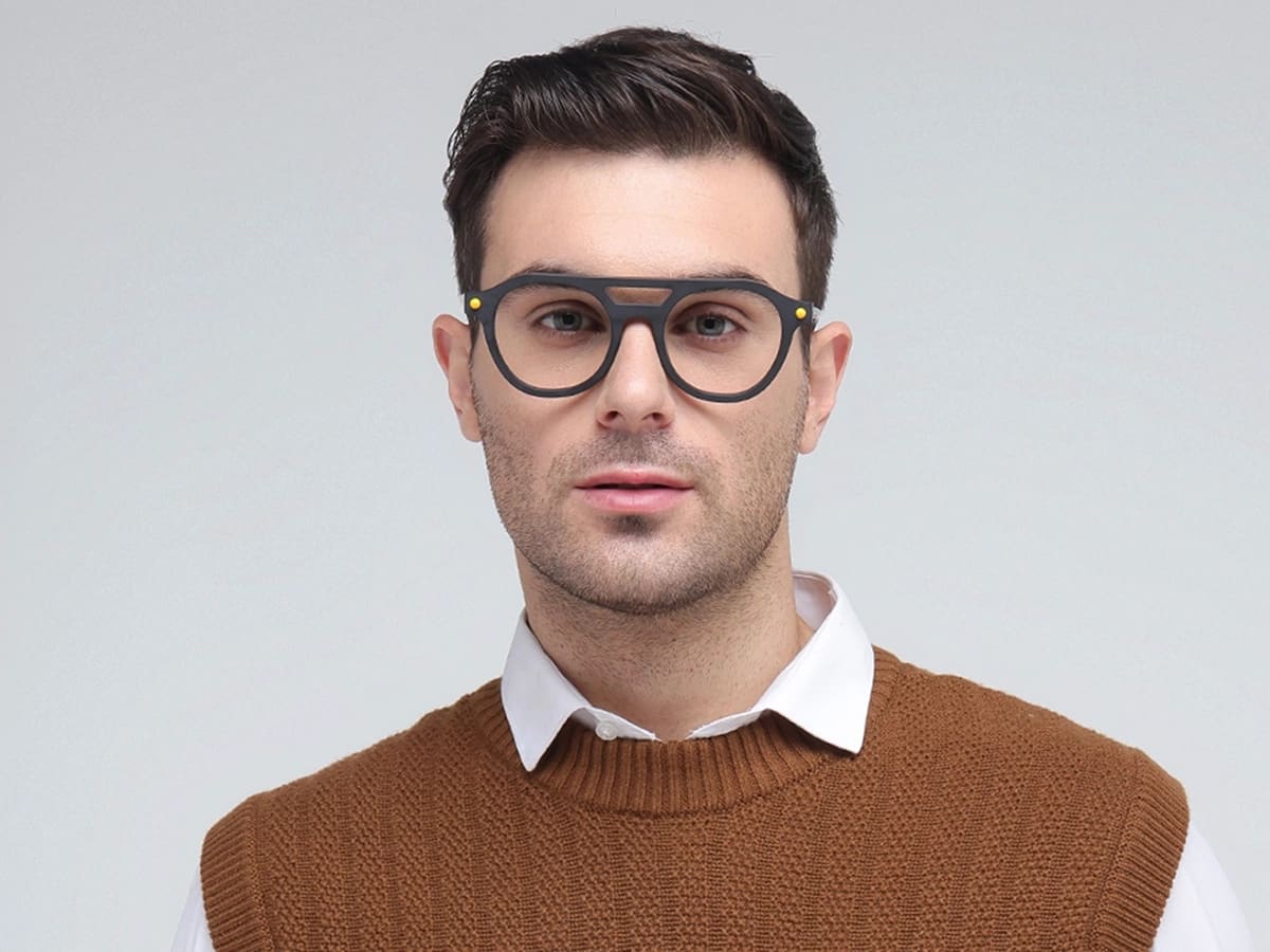 Round Grey Glasses 41
