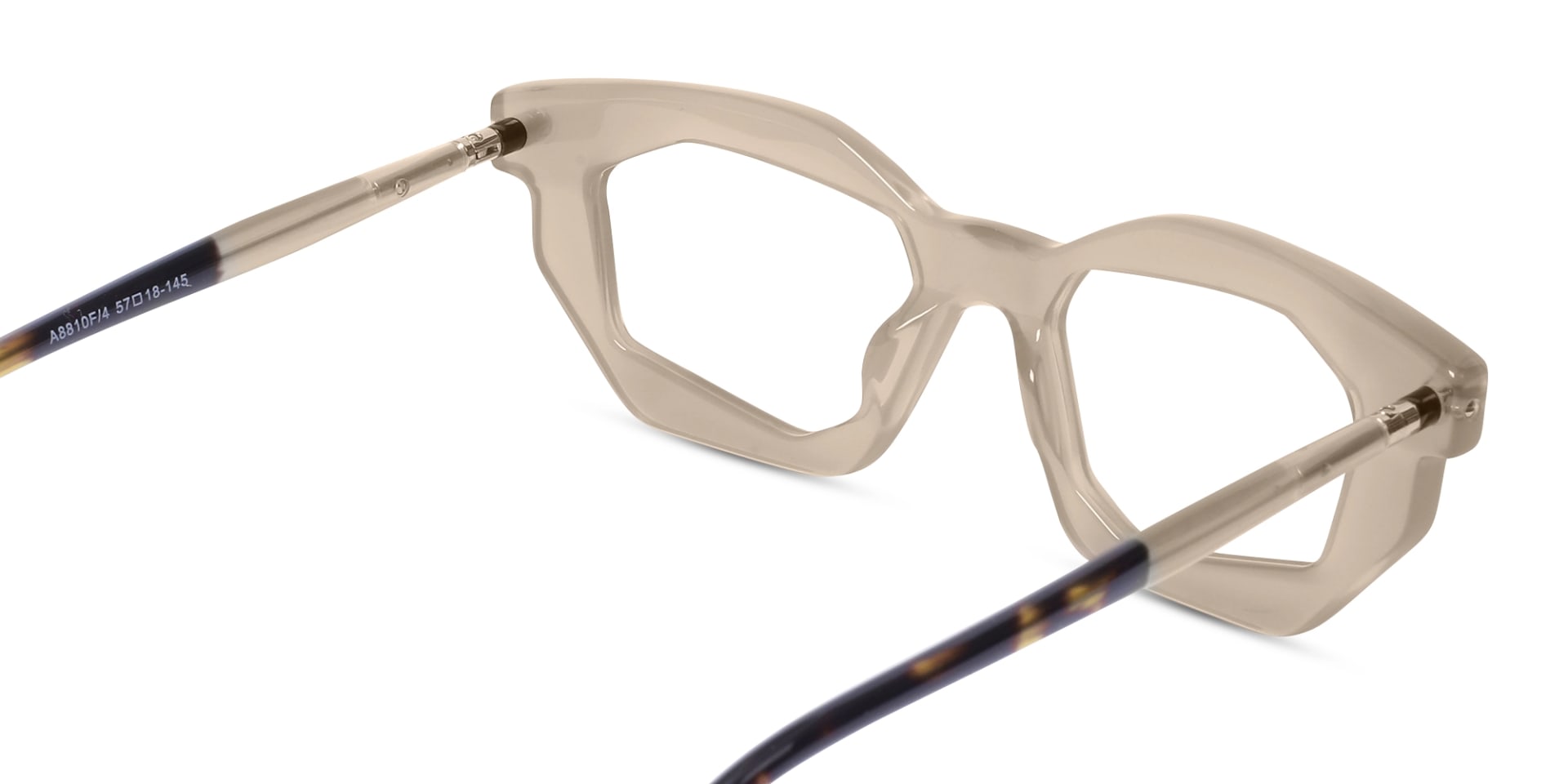 Crystal Rectangle Cat Eye Frame Eyeglasses 5