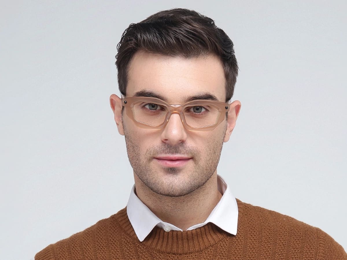 Crystal Rectangle Cat Eye Frame Eyeglasses 41