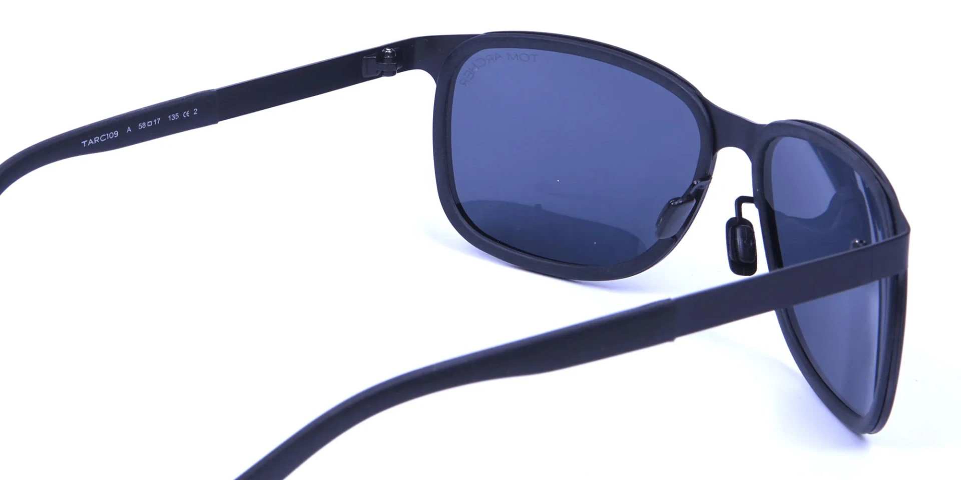 Subtle Black Square Sunglasses -1