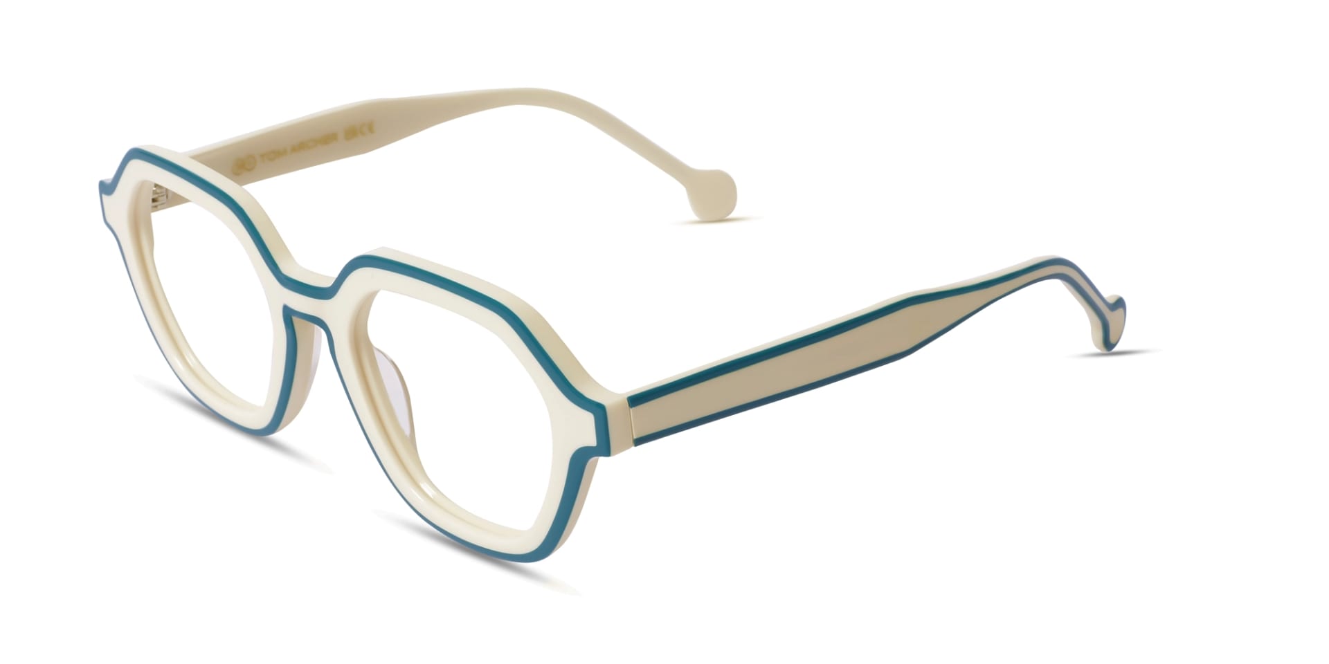White Hexagonal Glasses-3
