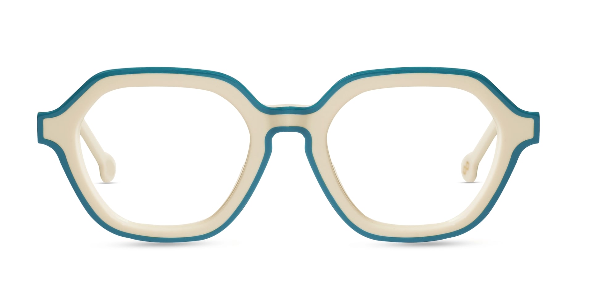 White Hexagonal Glasses-1