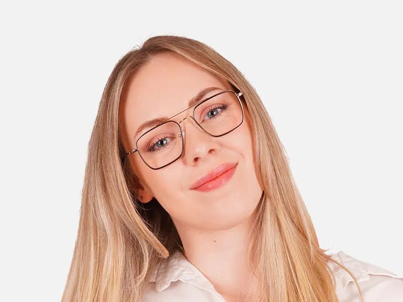 Double Bridge Prescription Glasses-2