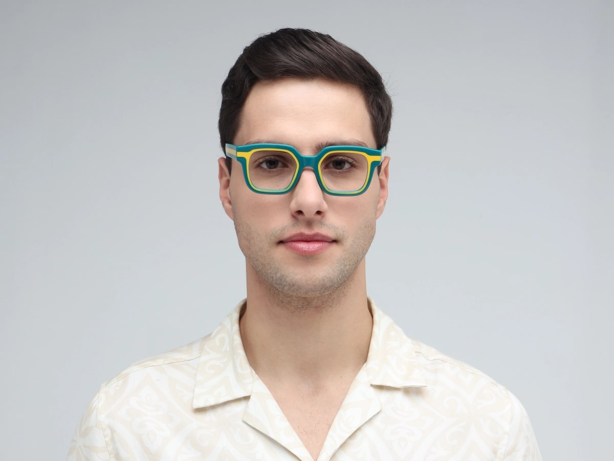 Green Thick Glasses-41